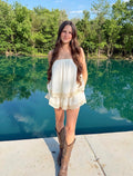 Cowgirl Lace Romper